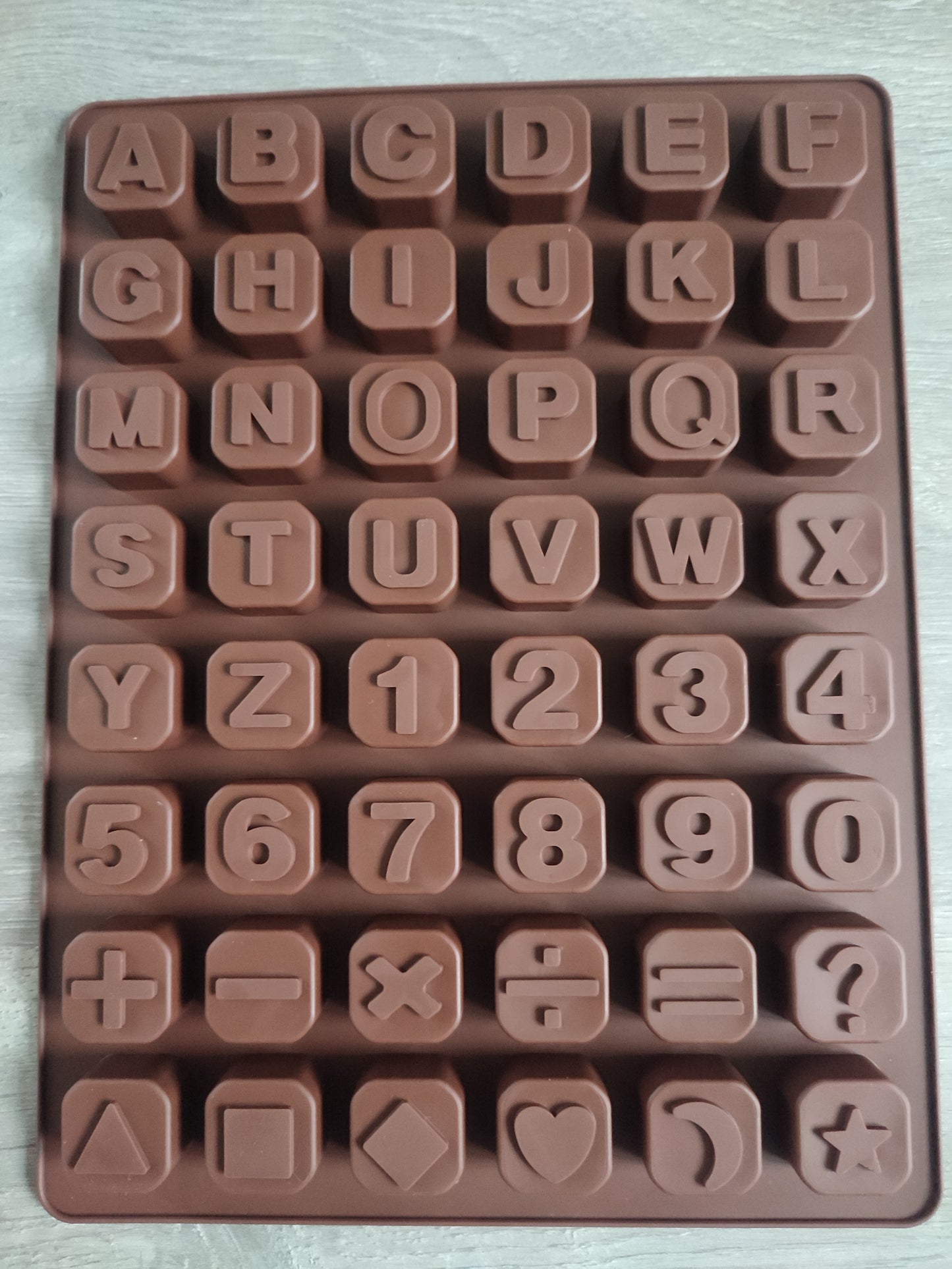 Moule alphabet